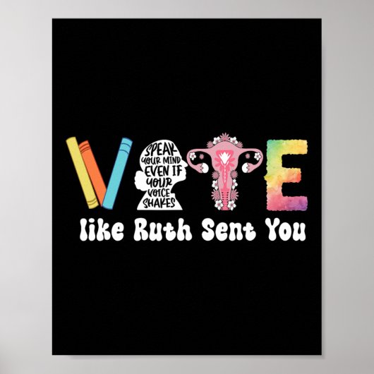 Zoals Ruth u T-shirt stuurde 1 Poster (Voorkant)