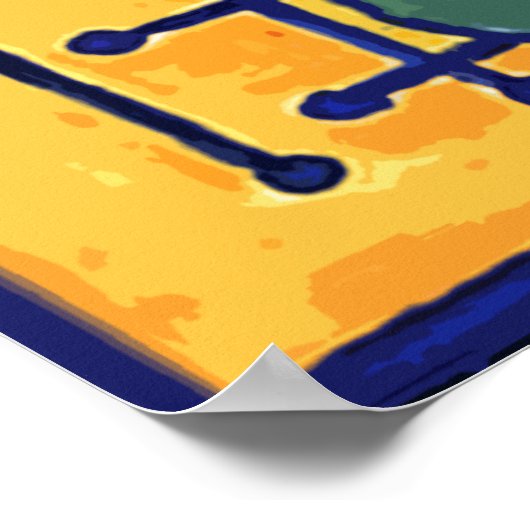 ZOALS S DOG CUBISM POSTER (Hoek)