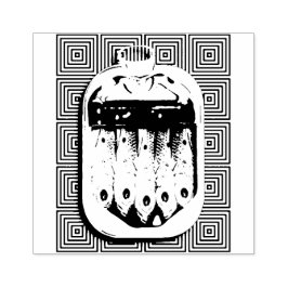 Zoals sardines in een blik rubberstempel