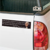 Zoals schaap tot slachting - bumpersticker (Op Truck)