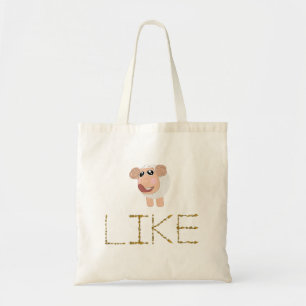 Zoals schapen voor Canvas tas