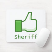 Zoals sheriff muismat (Met muis)