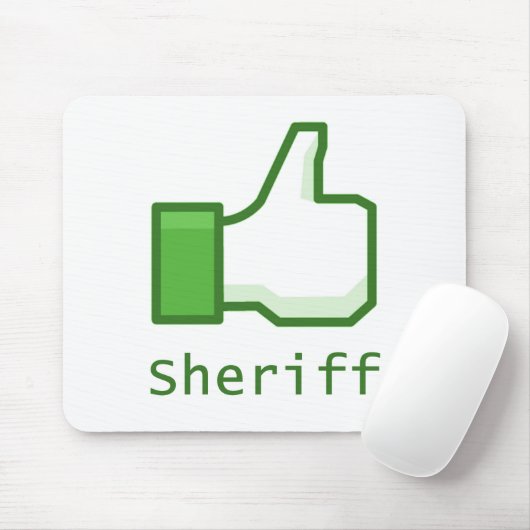 Zoals sheriff muismat (Met muis)