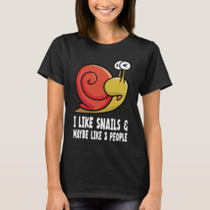 Zoals slakken met slak t-shirt
