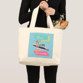 zoals speedboot grote tote bag (Voorkant (product))