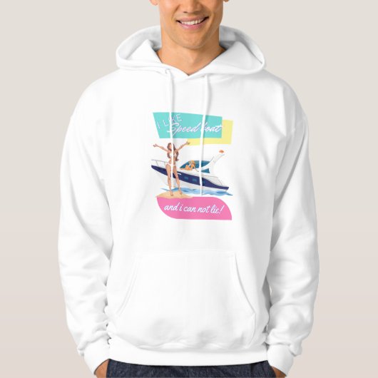 zoals speedboot hoodie (Voorkant)