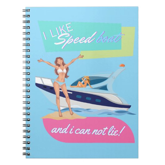 zoals speedboot  notitieboek (Voorkant)
