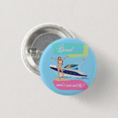 zoals speedboot ronde button 3,2 cm (Voorkant /achterkant)