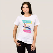 zoals speedboot Tri-Blend shirt (Voorkant volledig)