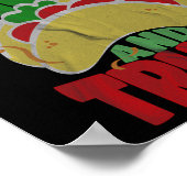 zoals taco's en trump - hilarische conservatief poster (Hoek)