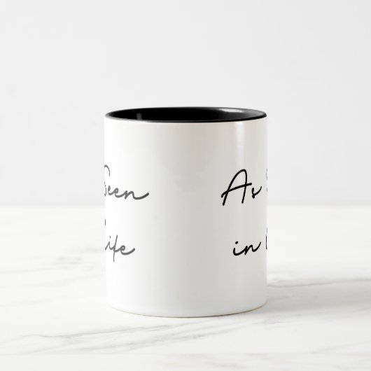 Zoals te zien in Life Quote Tweekleurige Koffiemok (Center)