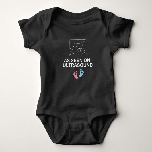 Zoals te zien is op echografie, baby Cadeau origin Romper (Voorkant)