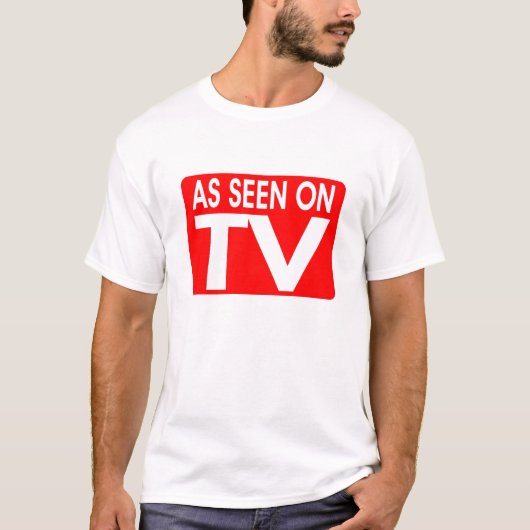 Zoals te zien op tv-shirt t-shirt (Voorkant)