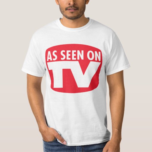 Zoals te zien op tv t-shirt (Voorkant)