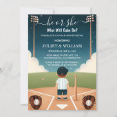 Zoals Team Ball Game Pitch Fun Baseball Gender Rev Kaart (Voorkant)