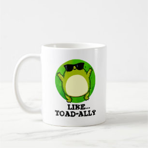 Zoals Toad-ally Funny Toad Pun Koffiemok