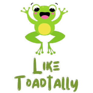 Zoals Toadally een Schattigee springkikker T-shirt