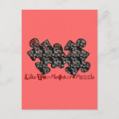 Zoals twee stukken van een puzzel briefkaart (Voorkant)