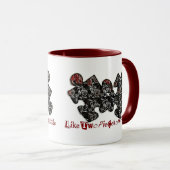 Zoals twee stukken van een puzzel mok (Voorkant rechts)