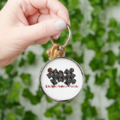 Zoals twee stukken van een puzzel sleutelhanger (Hand)