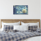 Zoals u Citaat met Dandelion wenst Canvas Afdruk (Insitu (Slaapkamer))
