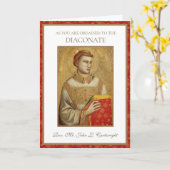 ZOALS U WORDT GEWIJD TOT HET DIACONAAT KAART (Gele Bloem)