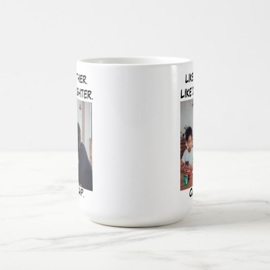 Zoals vader als dochter foto koffiemok (Center)