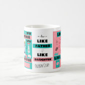 Zoals vader als dochter, oh crap grappige foto koffiemok (Center)