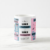 Zoals vader als dochter, oh crap grappige foto koffiemok (Center)