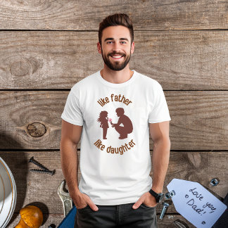 Zoals vader als dochter Vaderdag T-shirt
