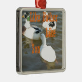 Zoals vader als zoon. metalen ornament (Rechts)