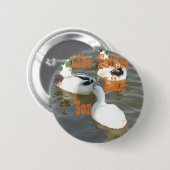 Zoals vader als zoon. ronde button 5,7 cm (Voorkant /achterkant)