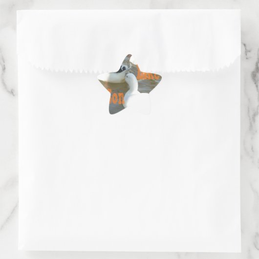 Zoals vader als zoon. ster sticker (Tas)