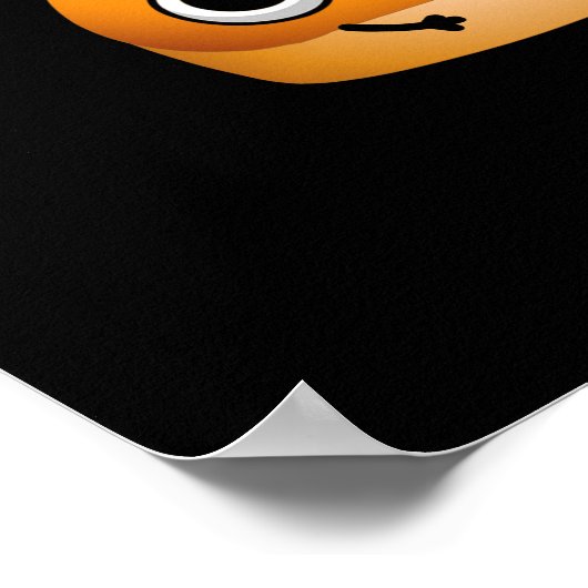 Zoals vader zoals Bun Funny Food Pun Dark BG Poster (Hoek)