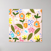 Zoals wilde bloemen canvas afdruk (Voorkant)