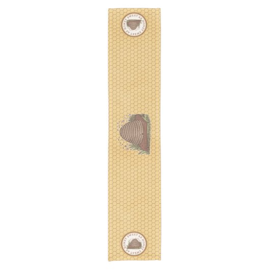 Zoals zoete honingtafellooppas korte tafelloper (Voorkant)