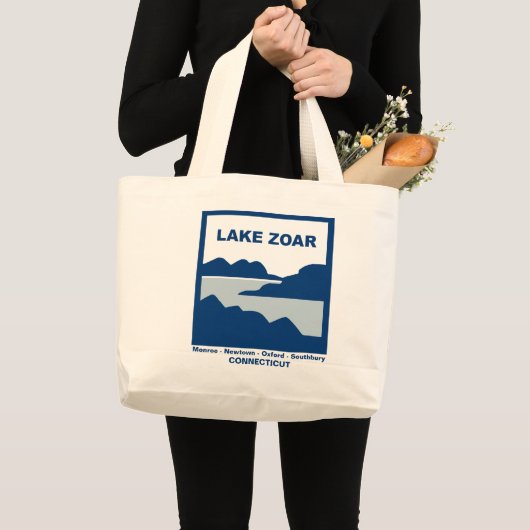 Zoar Jumbo-Tas Grote Tote Bag (Voorkant (product))