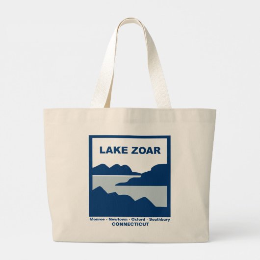 Zoar Jumbo-Tas Grote Tote Bag (Achterkant)