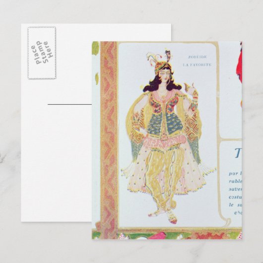 Zobeide Briefkaart (Voorkant / Achterkant)