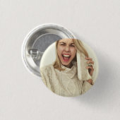 Zobo met een Shotgun - Scream Badge Ronde Button 3,2 Cm (Voorkant /achterkant)