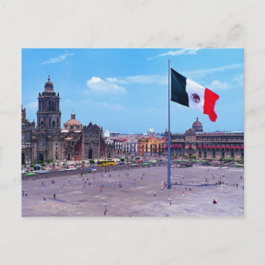 Zocalo, Mexico City, Mexico Briefkaart (Voorkant)