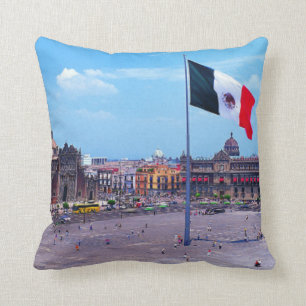 Zocalo, Mexico City, Mexico Kussen