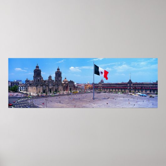 Zocalo, Mexico City, Mexico Poster (Voorkant)