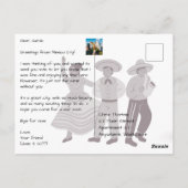 Zocaloplein in Mexico-Stad Briefkaart (Achterkant)