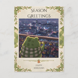 Zochi bezoekt N Seoul Tower Briefkaart