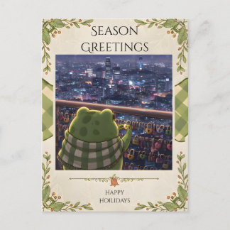 Zochi bezoekt N Seoul Tower Briefkaart