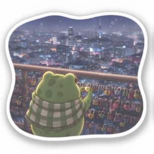 Zochi bezoekt N Seoul Tower Sticker