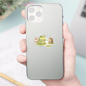 Zochi & Bramble de egel Sticker (Telefoon)