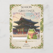 Zochi de Reizende Kikker bij het Gyeongbokgung-pal