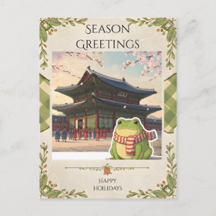 Zochi de Reizende Kikker bij het Gyeongbokgung-pal Briefkaart